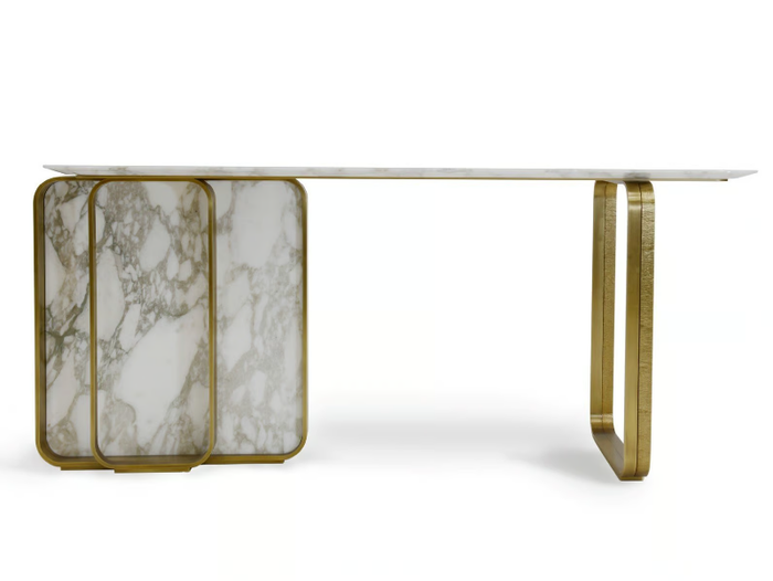 NOVA - Rectangular marble console table _ HESSENTIA | Cornelio Cappellini